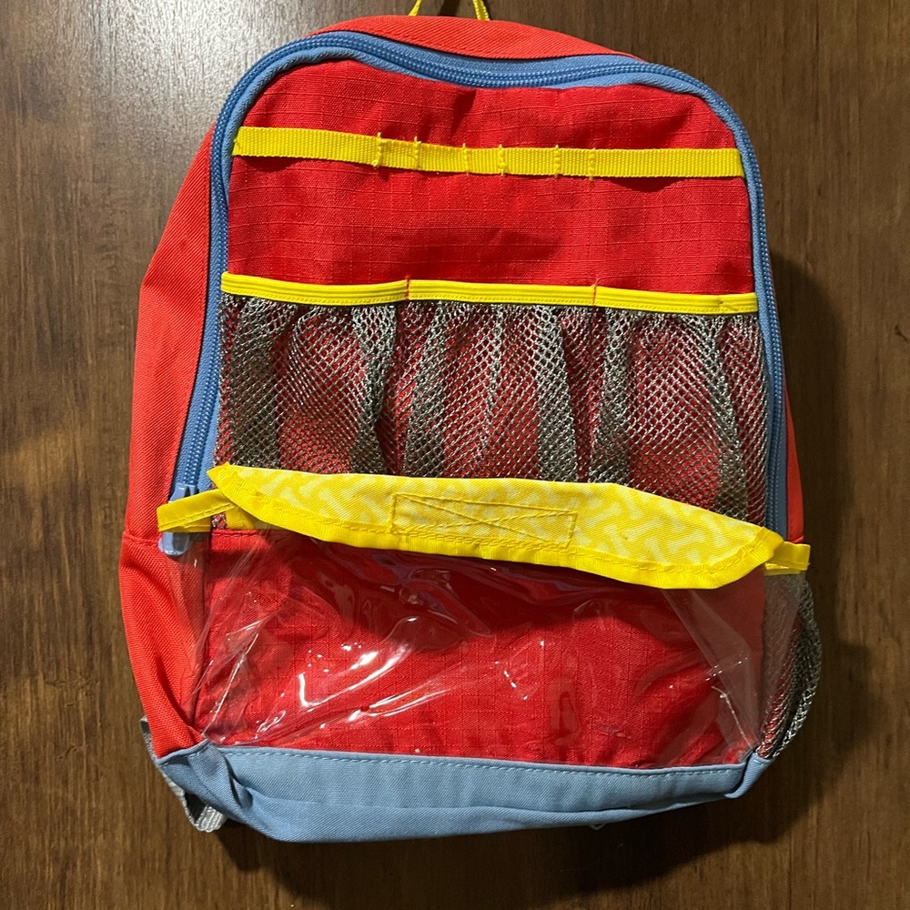 Colorful Kids Backpack with Mesh Pockets